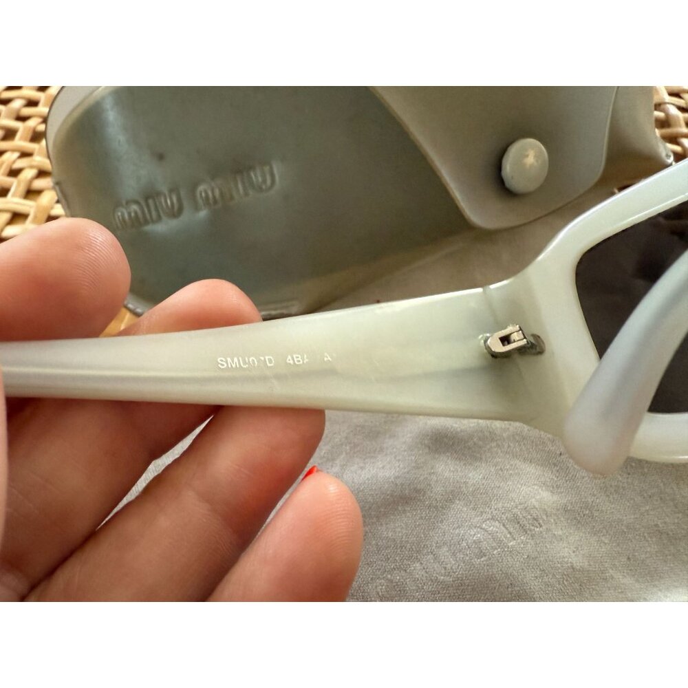 Vintage Miu Miu Smu-Series Oversized Rectangular … - image 3